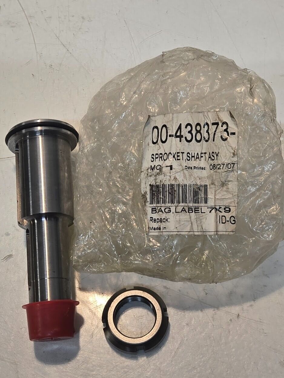 Sprocket Shaft Assembly 00-438373 for Hobart | 5&quot; Long 24.5 mm Thread Di... - $319.99