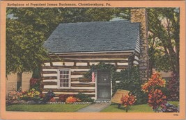 ZAYIX Postcard Birthplace President James Buchanan Chambersburg PA 10202... - £39.33 GBP