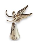 Cherished Friend Angel Bell - Silver-Tone Figurine - 2.25&quot; Tall - Collec... - $227.89 MXN