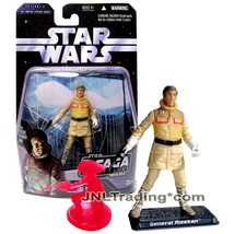 Yr 2006 Star Wars The Saga Collection 4&quot; Figure GENERAL RIEEKAN + Rebel ... - $34.99