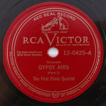 The First Piano Quartet – Gypsy Airs - Sarasate - 1949 12&quot; 78 rpm 12-0425 - $15.66