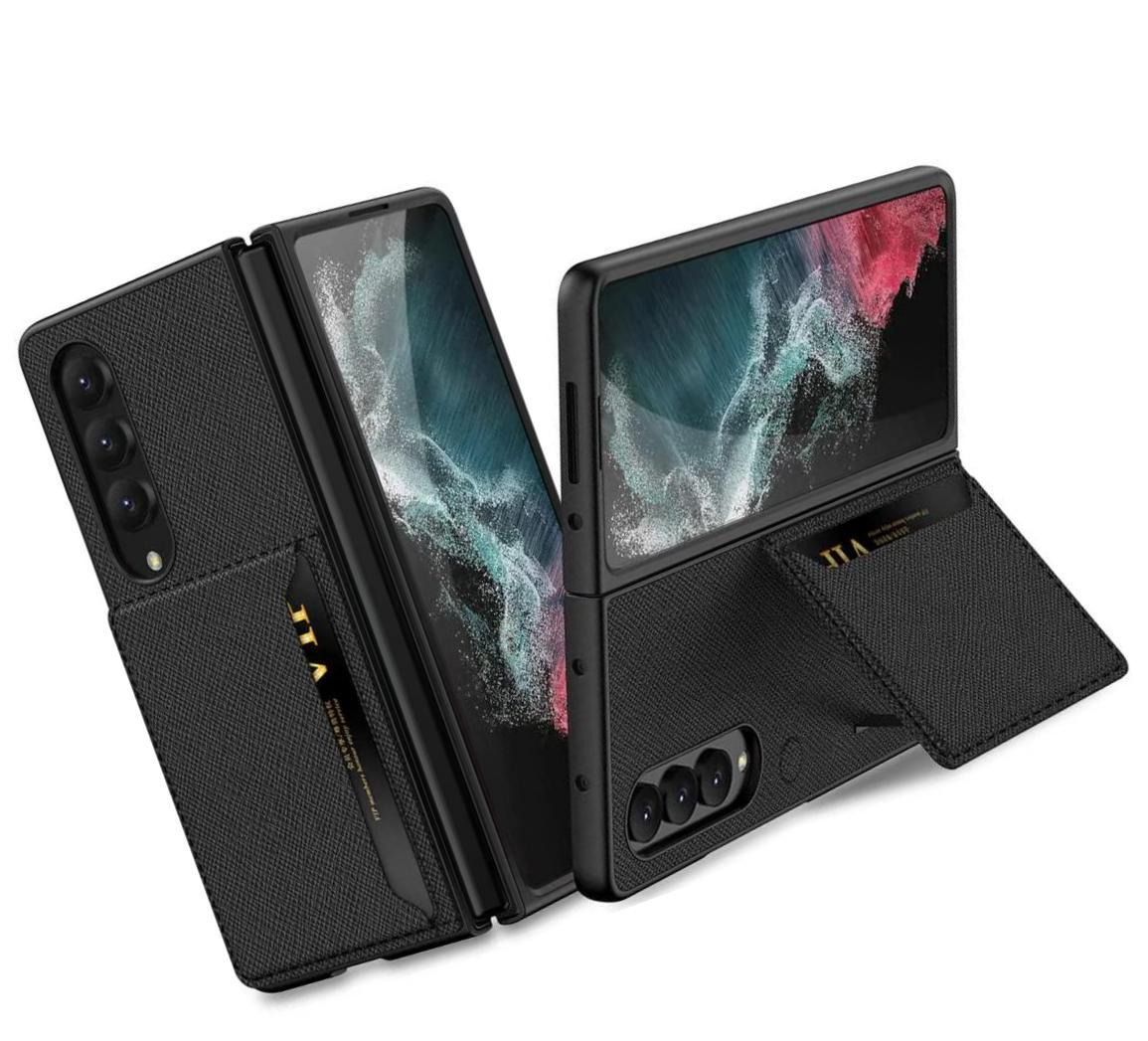 BAILI Samsung Z Fold 4 Leather Wallet CaseSamsung Galaxy Z