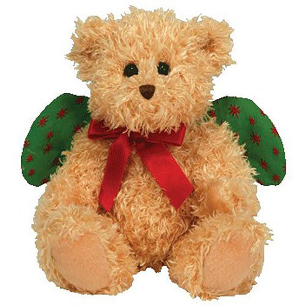 Joyous Angel Christmas Bear Ty Beanie Baby MWMT Collectible New - $8.95