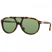 PERSOL PO3217S 1052P1 Havana/ Green 59--145 Sunglasses New Authentic - £77.05 GBP