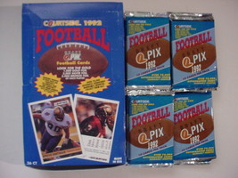 (18) Unopened 1992 Courtside Football Draft Pix packs-10/pack-180 total - £12.19 GBP