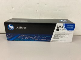 Genuine NEW/SEALED Hp 125A Black Laser Jet Print Cartridge CB540A - $33.77
