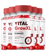 5 Pack Vital Grow XL Gummies for Men Max Strength Daily Performance Formula - $2,066.04 MXN