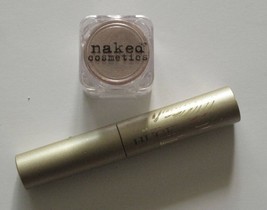Naked Cosmetics Eyeshadow Nat. Nude &amp; Stila Huge Extreme Lash Mascara Bundle Bl - £16.74 GBP