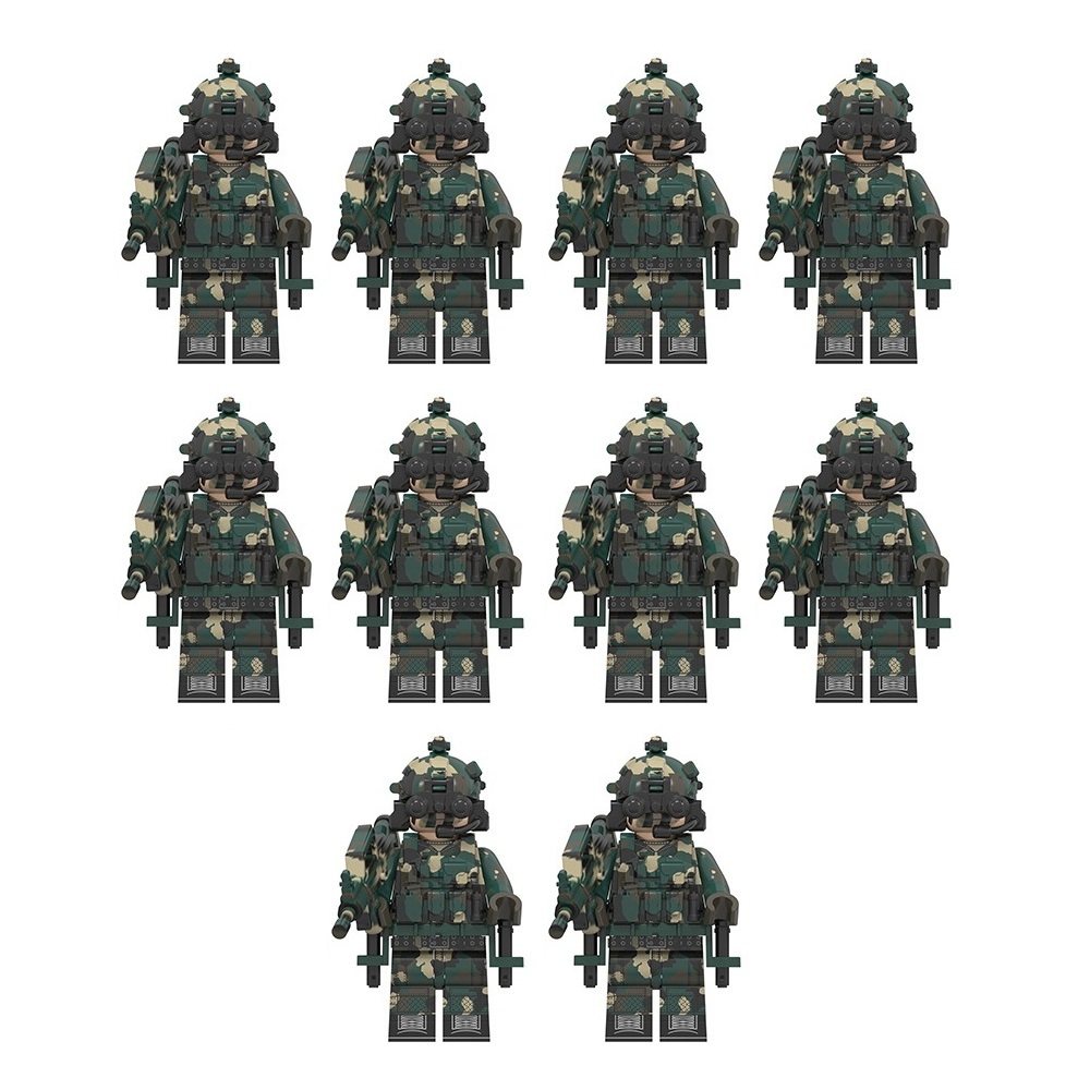 Primary image for 10pcs Chinese Snow Leopard Commando Unit Minifigures Set