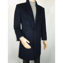 Men's CASILA Turkey Top Winter Coat Wool, Cashmere Blend 403140-14 Navy Blue image 3