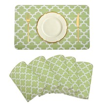 Placemats for Dining Room | Anti-Slip Table Mat Set 6 Piece Set - £19.73 GBP