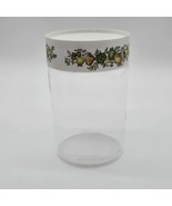Vintage Pyrex Glass Canister Spice of Life 7¼in 1970&#39;s - €25,32 EUR