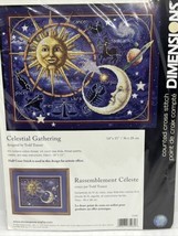 2002 Dimensions Counted Cross Stitch Kit 35082 “Celestial Gathering” 14x11" NEW - $46.74