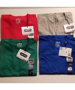Jockey JKY Performance Cotton TShirts Crew Gray Blue Red Green M-XL NWT - $11.99