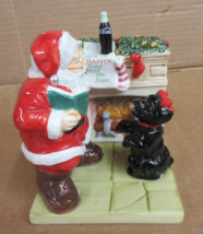 Vintage Coca Cola Earthenwear Salt and Pepper Shaker Santa Clause Holidays - $37.04