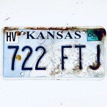  United States Kansas Harvey County Passenger License Plate 722 FTJ - £13.23 GBP