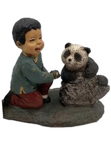 Tat Figure All Gods Children Child with Panda Martha Holcombe #54 - £33.81 GBP
