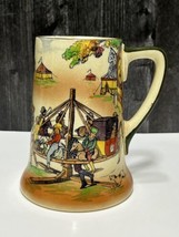 Royal Doulton Old English Scenes Country Fair Mug Stein Tankard Merry Go Round - £53.81 GBP