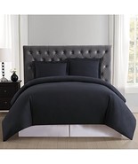 Truly Soft Everyday Duvet Cover and Shams Mini Set Black Full/Queen - $29.70