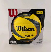 Wilson OPTX AVP Official GB Beach Volleyball - Black/Yellow New - $44.06