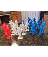LOT 20 VINTAGE TIM MEE TIMMEE TOYS FIREMAN PLASTIC FIGURES FIRE FIGHTERS - $24.95