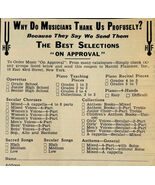 1936 Harold Flammer Music Supply Store Advertisement New York City Retai... - $19.99