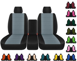 40-20-40 Front set car Seat covers Fits Ford F150 truck 2009 to 2021 Nice Colors - $109.99