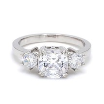 Engagement ring Diamond ring 925 sterling silver ring - £91.45 GBP