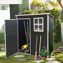 5x3ft Outdoor Resin Shed Kit - Lockable Storage - £289.94 GBP