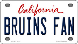 Bruins Fan California Novelty Mini Metal License Plate Tag - $14.95