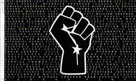 Black Lives Matter Fist Flag - 3x5 Ft - £15.68 GBP
