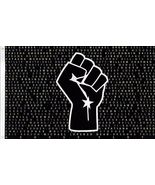Black Lives Matter Fist Flag - 3x5 Ft - £15.66 GBP