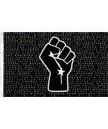 Black Lives Matter Fist Flag - 3x5 Ft - £15.66 GBP