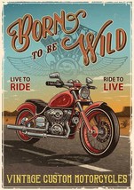 Vintage Motorcycle Harley Davidson A2 Poster Motorbike Print 59x42cm BLPA2P35 - £5.88 GBP