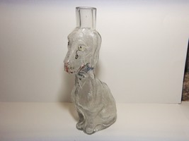 VINTAGE  FIGURAL SAD DOG DECANTER BOTTLE  (10.75&quot; TALL) - $19.75