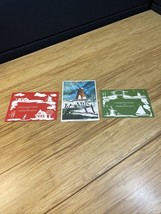 Vintage Lot of 3 Windmill Holland Christmas Holiday Souvenir Postcard KG JD - $9.89