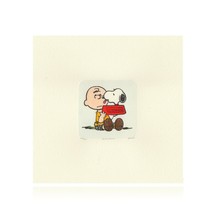 Snoopy Charlie Brown Artwork Sowa &amp; Reiser #D/500 Hand Painted Peanuts Lick - £50.09 GBP