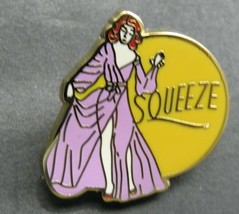 ARMY AIR FORCE NOSE ART PINUP SQUEEZE GIRL LAPEL HAT PIN BADGE 1 INCH - $5.74