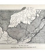 Map 1930 The West Transylvania c1763-77 5.5 x 9&quot; Europe History Ephemera... - €17,35 EUR