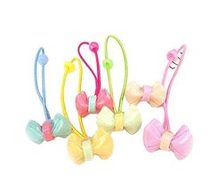 12 pieces Pretty Hair Rope Hair Band Accessories for Girls, Butterfly Knot