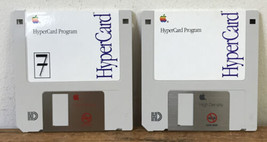 Vtg Set Pair 2 HyperCard Program Floppy Disks HD - $1,000.00