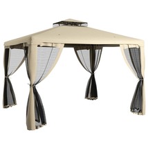 Outsunny 9.6&#39; x 11.6&#39; Patio Gazebo Canopy - £195.15 GBP