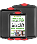 3-Piece Nonstick Kitchen Oven Baking Pans - Premium & Stylish Non-Stick ... - €23,65 EUR 3-Piece Nonstick Kitchen Oven Baking Pans - Premium & Stylish Non-Stick ... - €23,65 EUR