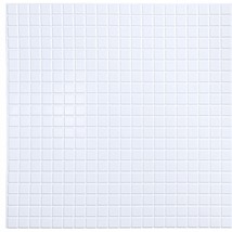 Dundee Deco GRAZPG7112 White Faux Mosaic PVC 3D Wall Panel, 3.1 ft X 1.6 ft (96c - £7.64 GBP+