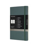 MOLESKINE PROFESSIONAL NOTEBOOK LARGE FOREST GREEN - £23.70 GBP