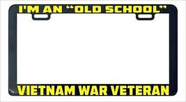 I&#39;m anno Old School Vietnam War Veteran license plate frame holder - £5.44 GBP