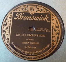 Vernon Dalhart 10&quot; 78 rpm - Old Fiddler&#39;s Song / Lay My Head Beneath a Rose - £9.76 GBP