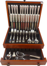 Giorgio by Italy 800 Silver Flatware Dinner Set For 12 Service 76 Pieces - £6,218.08 GBP