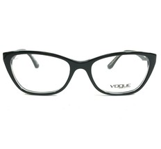Vogue Eyeglasses Frames VO2961 W827 Black Clear Cat Eye Full Rim 53-17-135 - $33.45