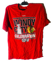 Reebok Jeunesse Chicago Blackhawks T-Shirt Rouge Grand - £11.65 GBP